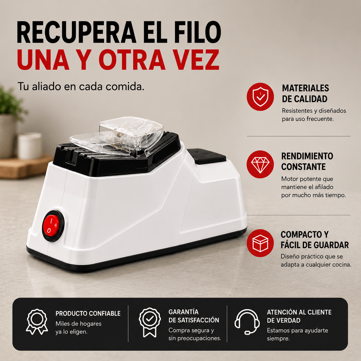 FiloMax - Afilado rápido y preciso