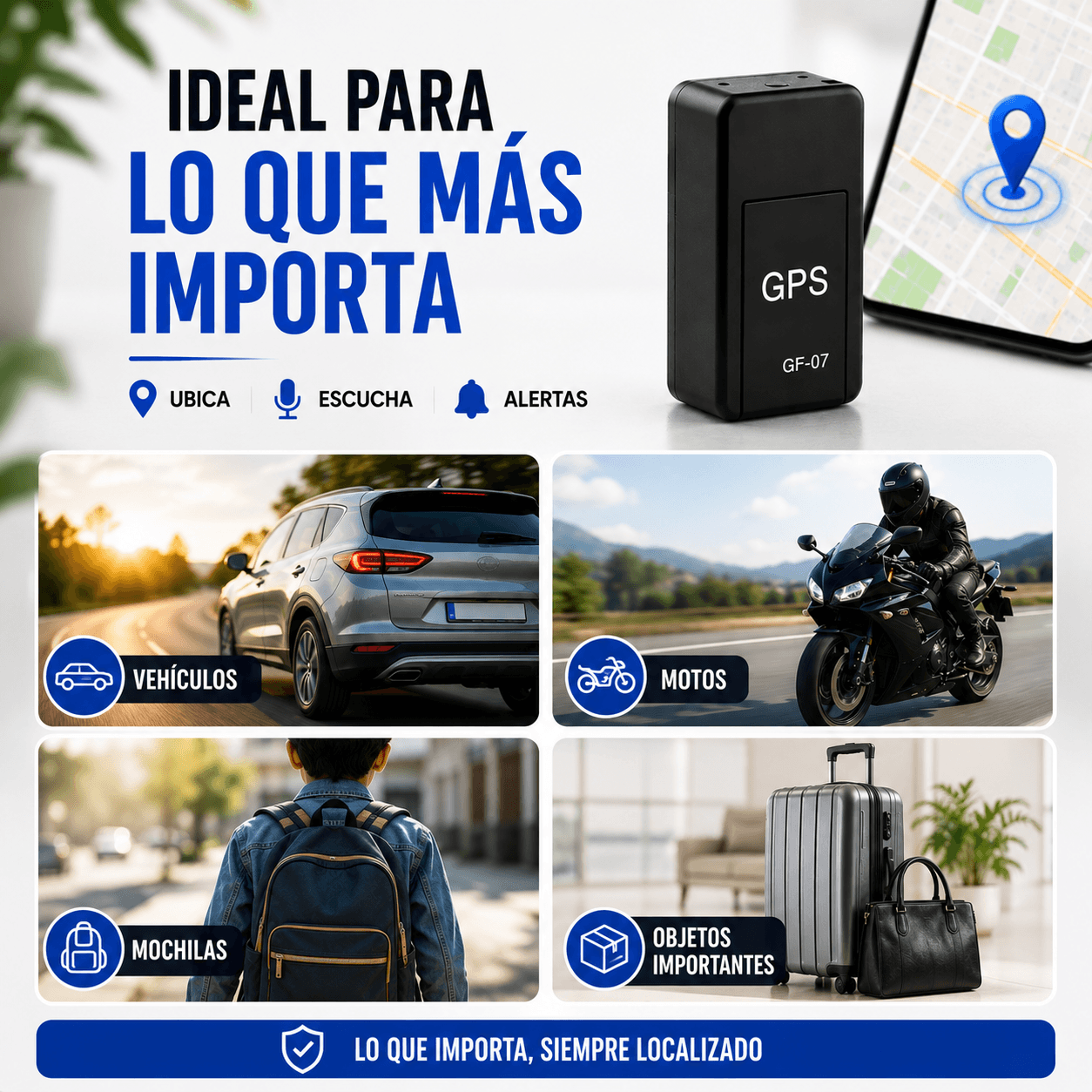 GPS NaviTrack - Conoce su ubicación en minutos