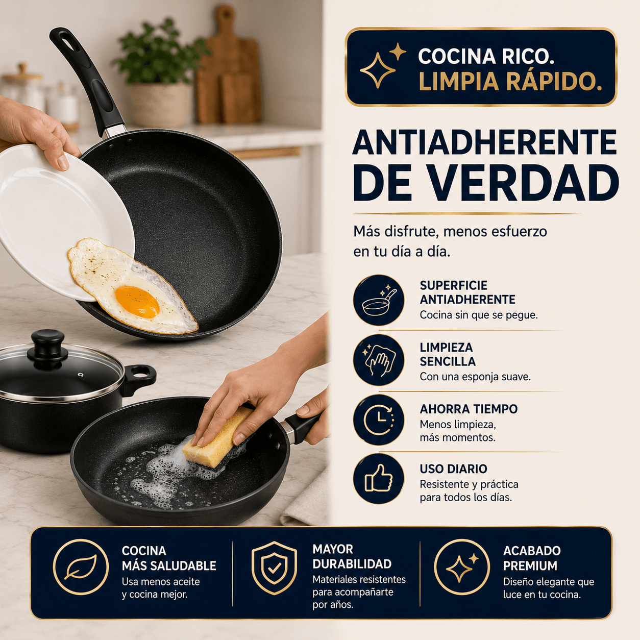 SET DE OLLAS  13 PIEZAS - Renueva tu cocina completa