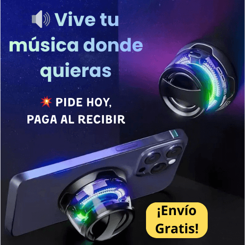 🔊 Parlante Magnético Portátil Bluetooth
