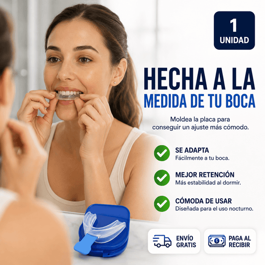 AirBite - Placa Termomoldeable Anti bruxismo, Apnea Y ronquido