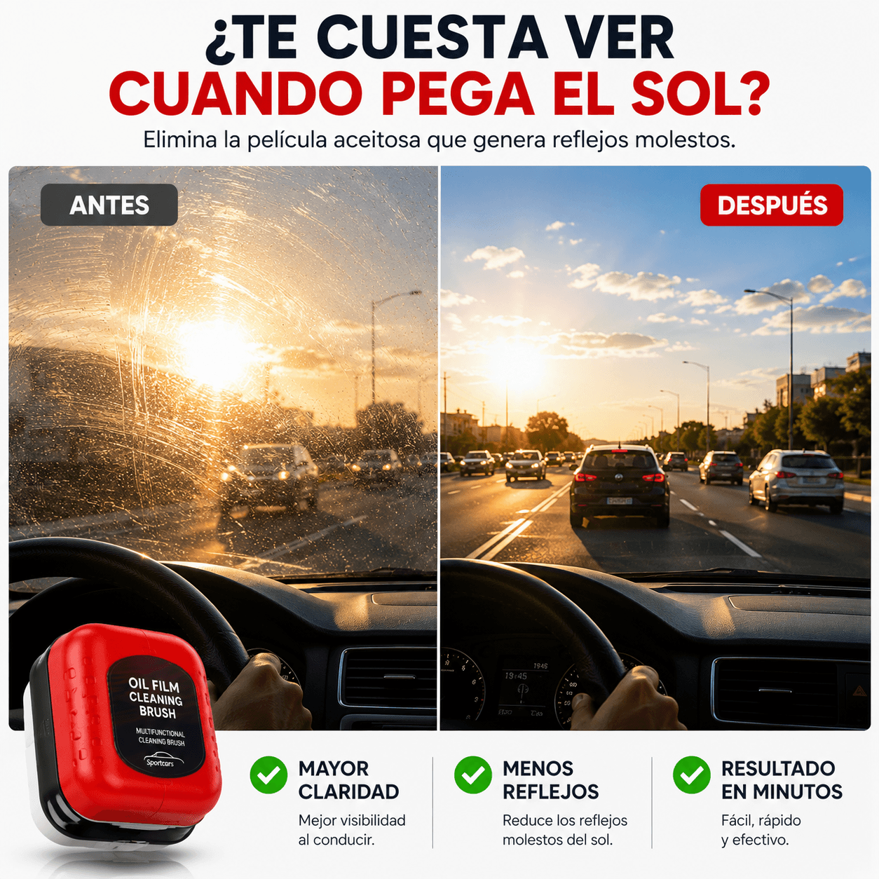 GlassReach Pro™ - Mejor visibilidad al conducir
