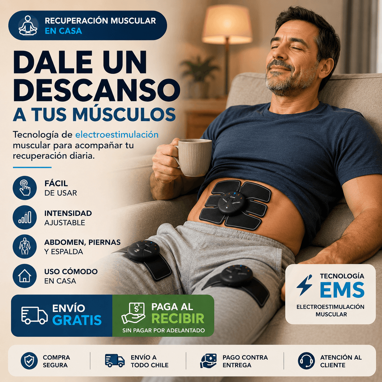 RelaxPulse - Alivio para Músculos Cansados