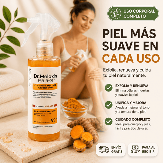 Dr. Melaxin Peel Shot™ Exfoliante Corporal Kojic + Turmeric
