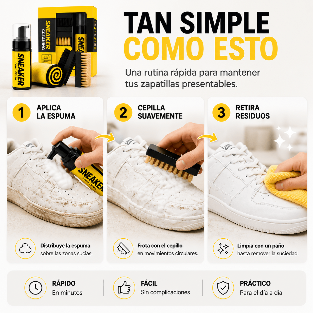 UrbanClean Box - Zapatillas con mejor apariencia