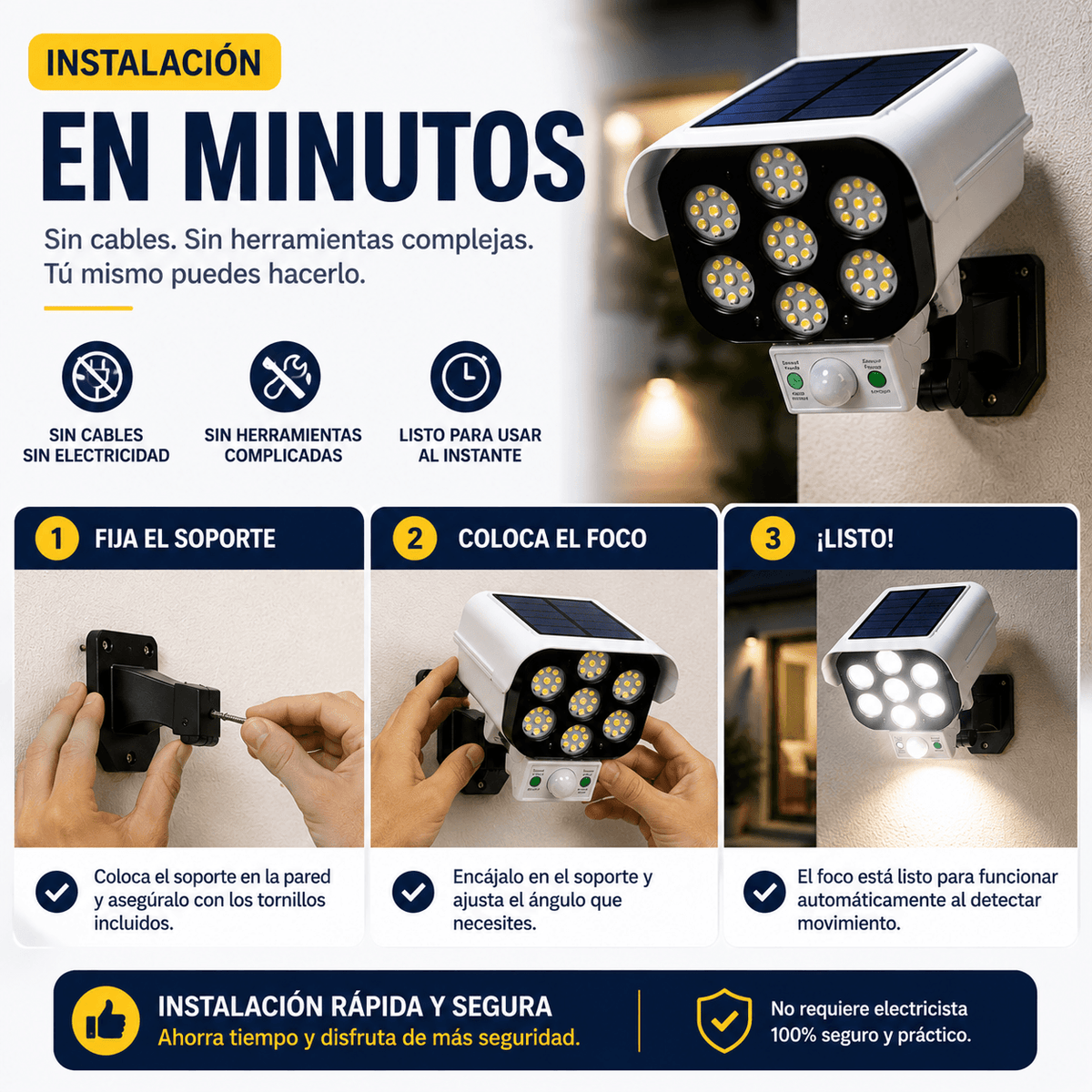 SecuriLight Pack x3 - Ilumina cuando más importa