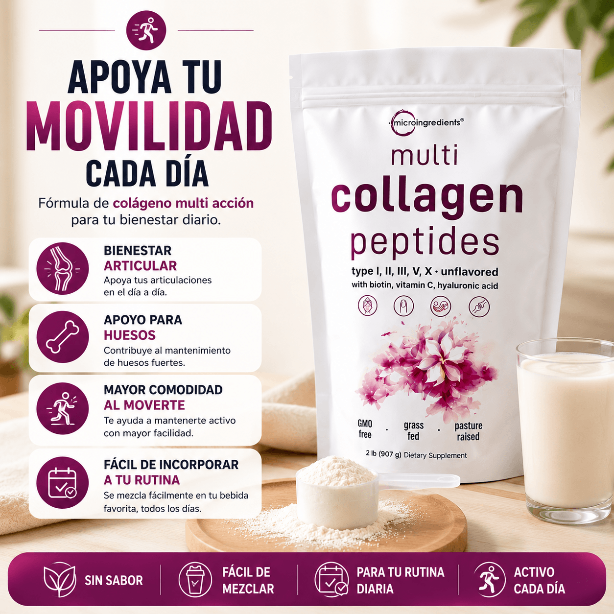 Peptidos de colágenos - Bienestar para tus articulaciones