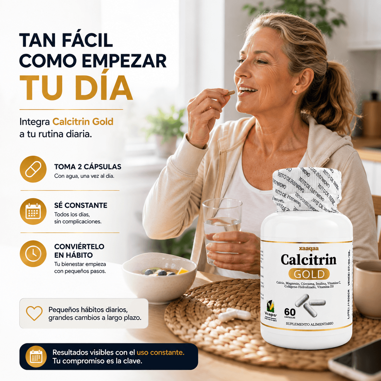 Calcitrin God 60 cap. - Mantén tus articulaciones activas