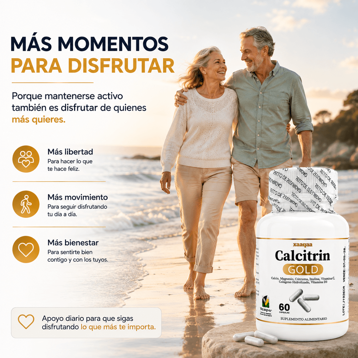 Calcitrin God 60 cap. - Mantén tus articulaciones activas
