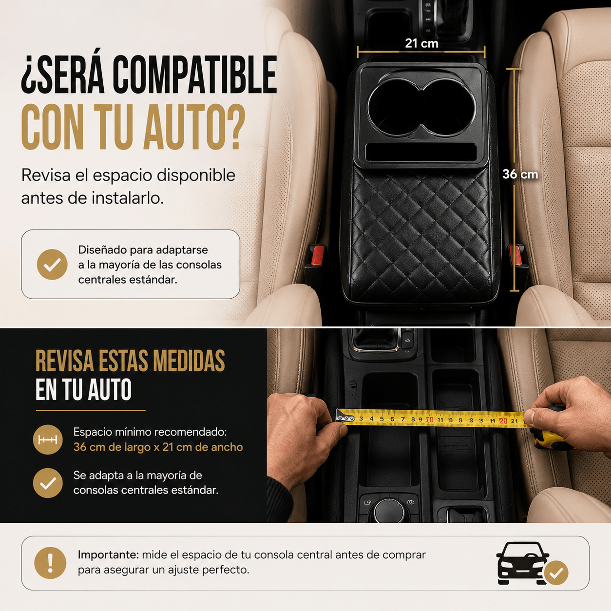 DriveBox - Más espacio útil entre tus asientos