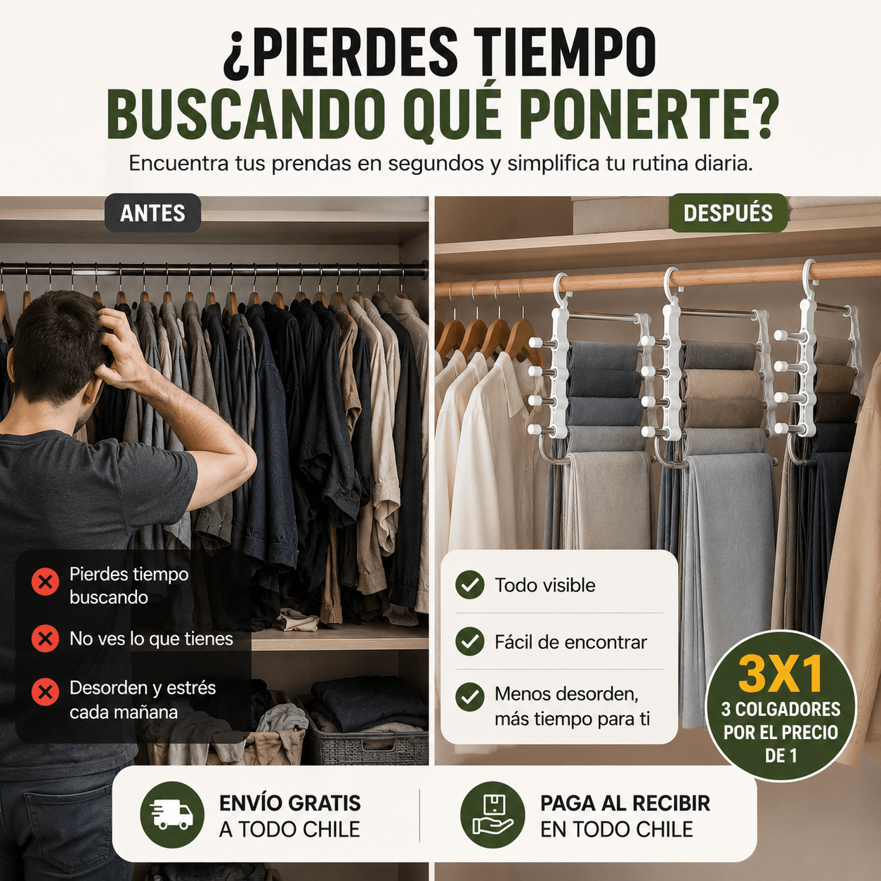 Ordenix 5 - Mantén tu ropa siempre visible
