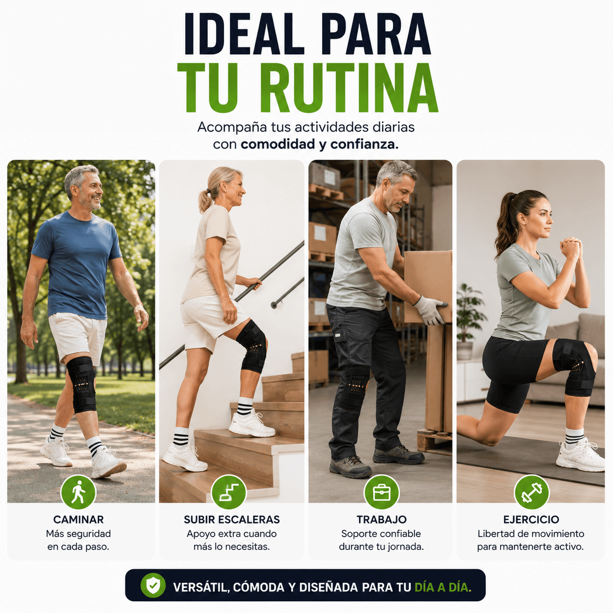 FlexKnee - Mayor estabilidad al caminar