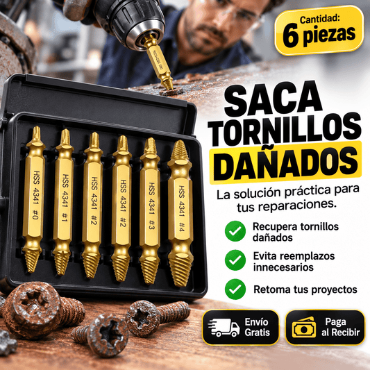 ExtractorX - Saca tornillos dañados con facilidad