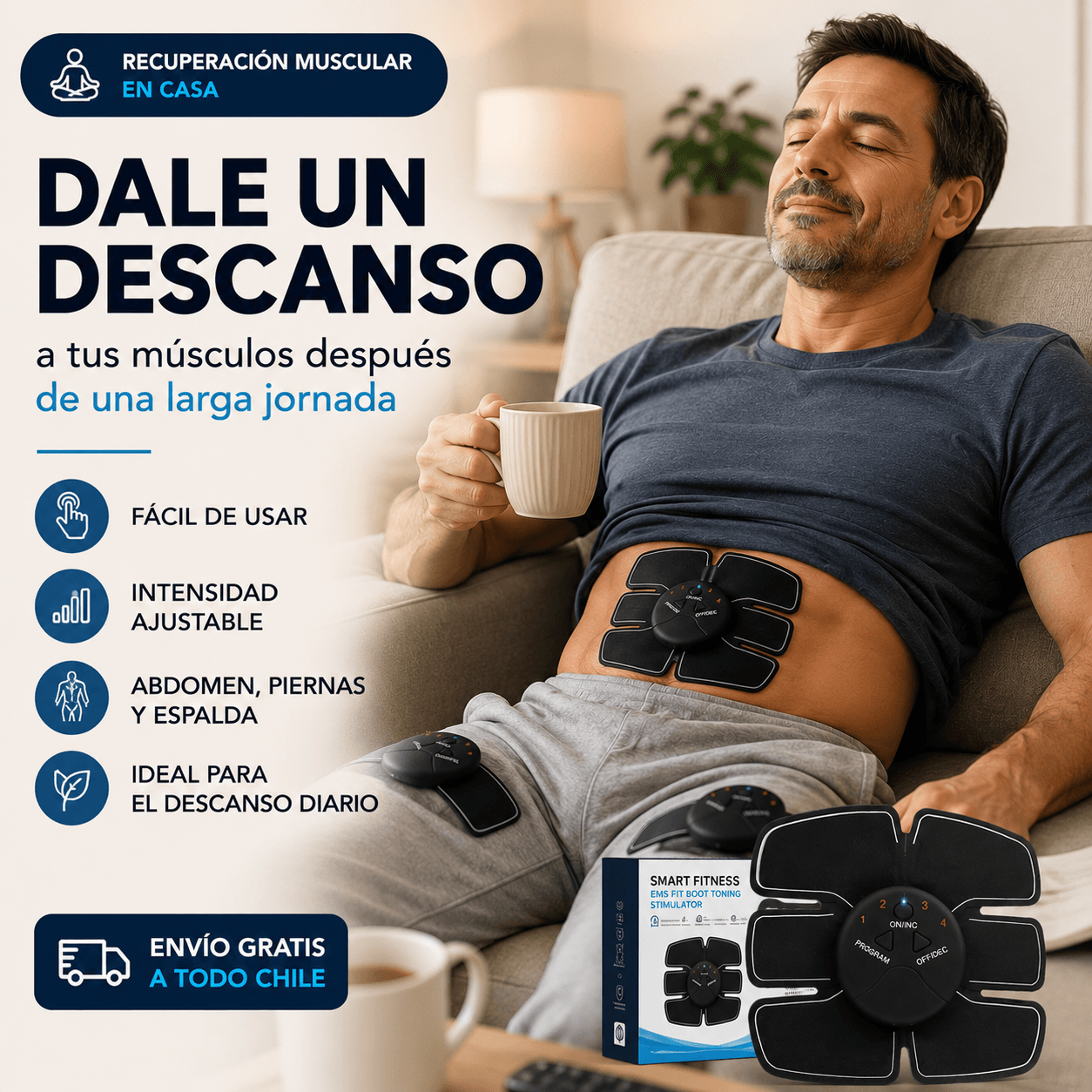 RelaxPulse - Alivio para Músculos Cansados