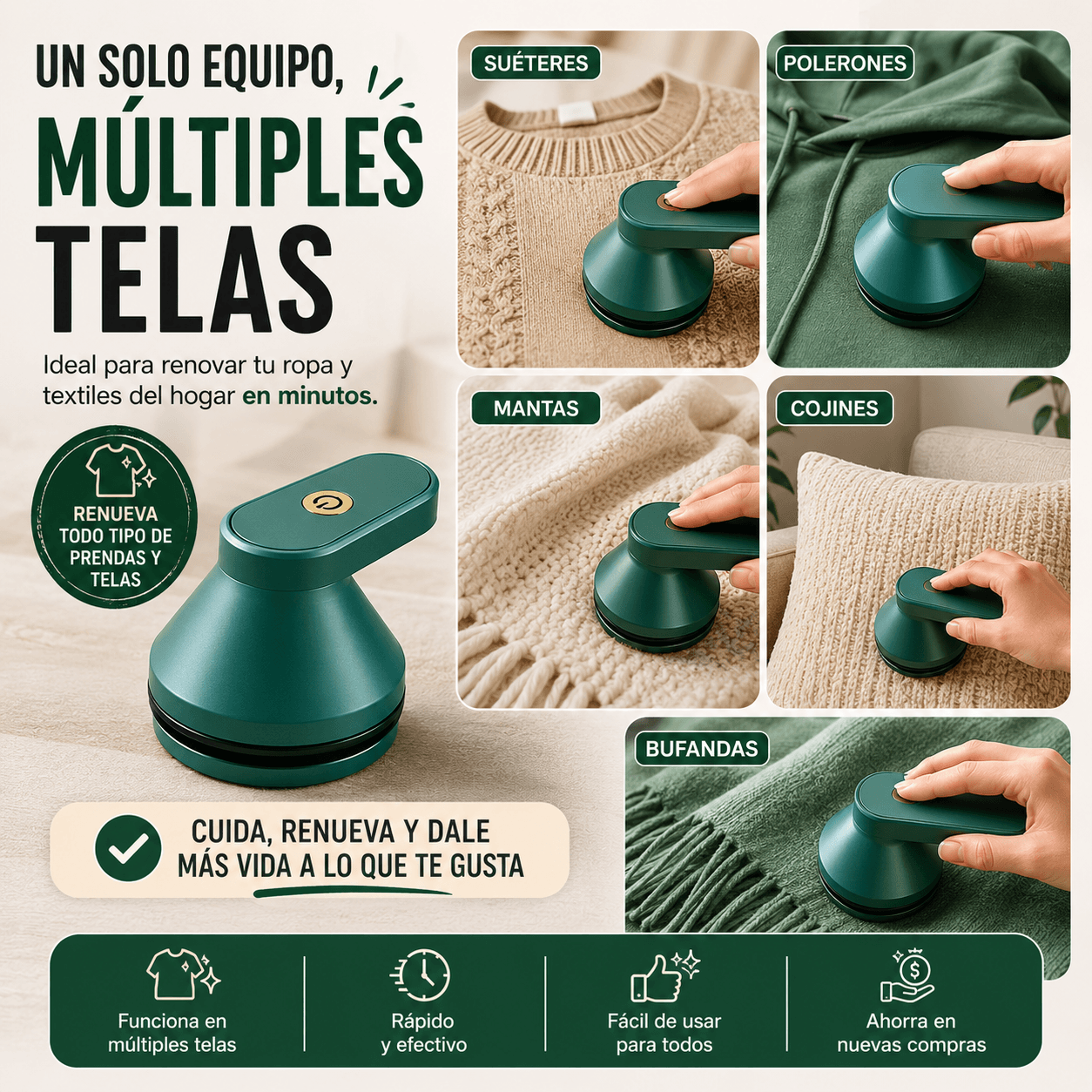 PeluFree - Recupera el aspecto de tu ropa