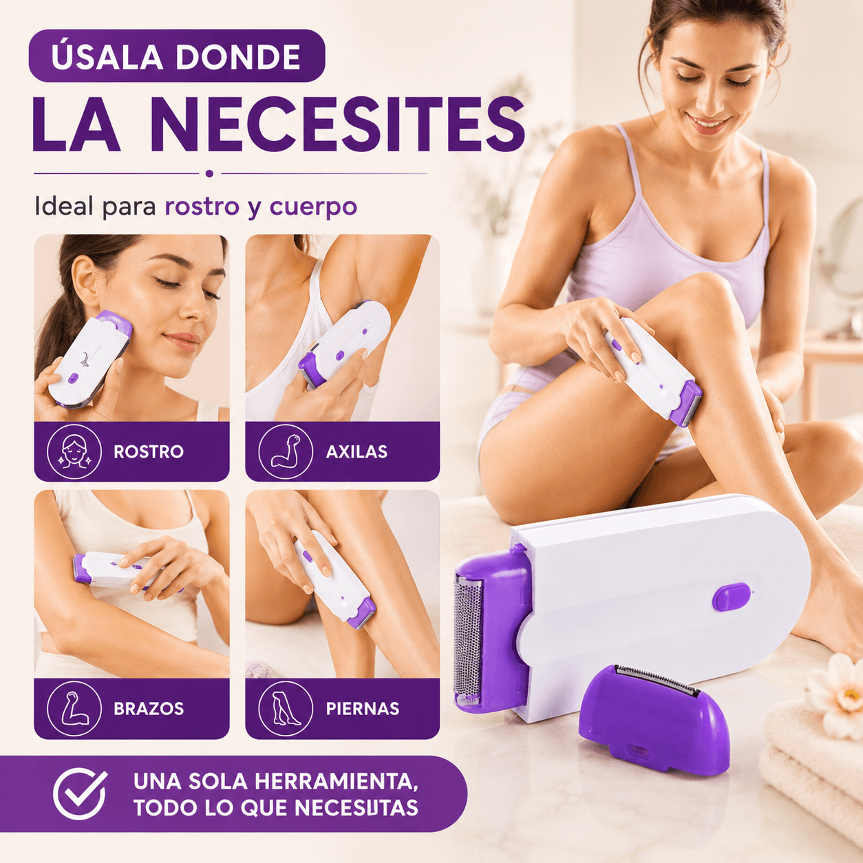 PureSkin Pro - Depilación suave en minutos