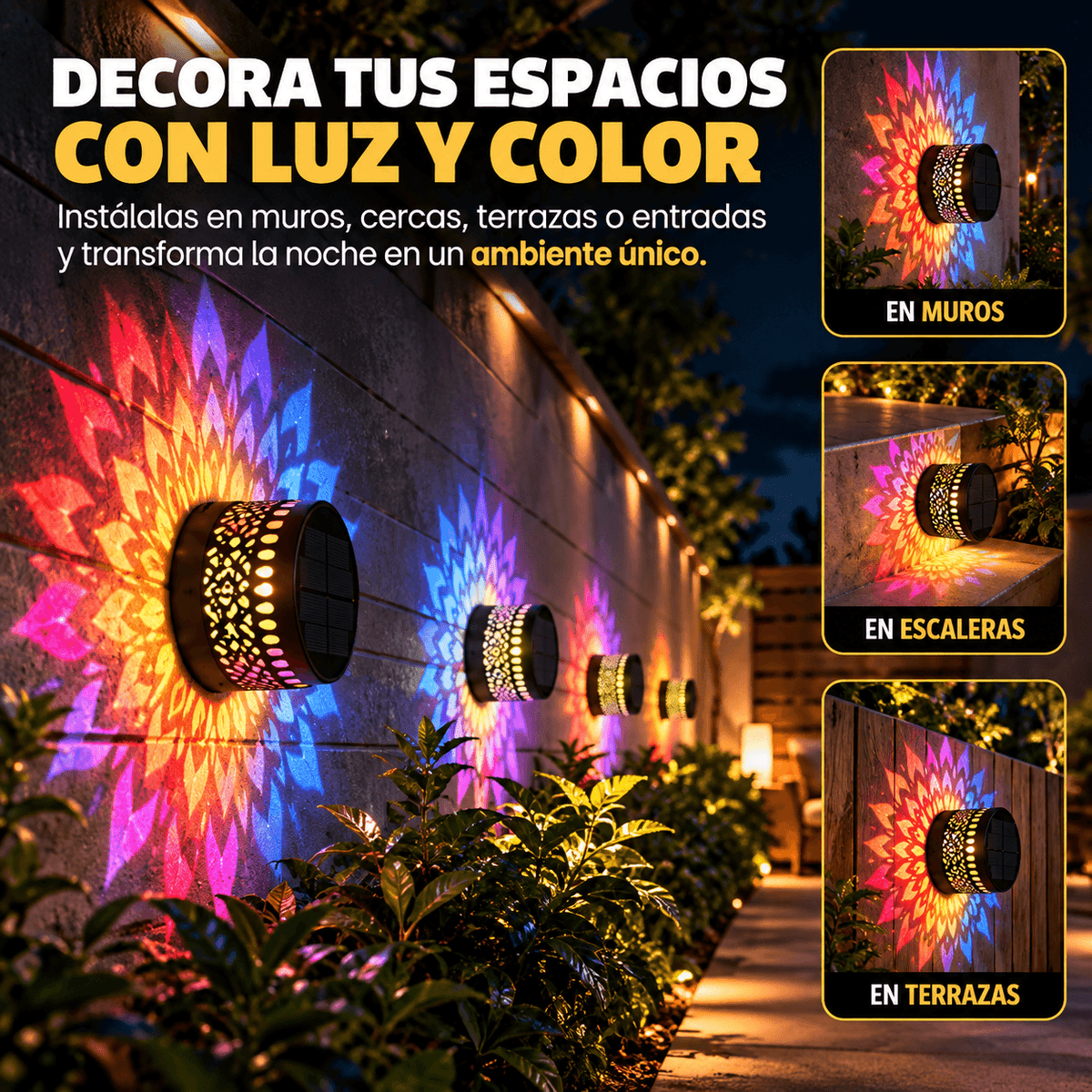 Mandalux Pro - Crea ambientes únicos al aire libre
