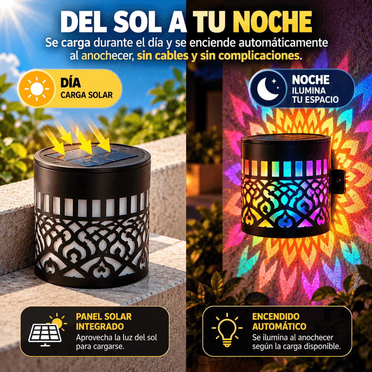Mandalux Pro - Crea ambientes únicos al aire libre