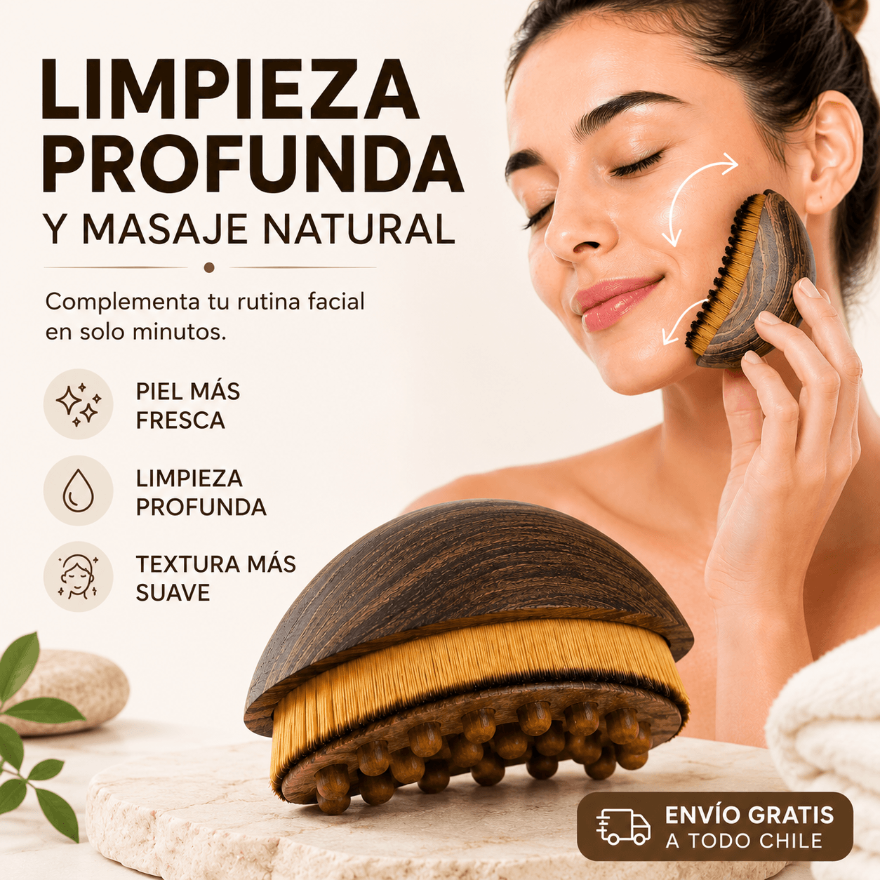 Cepillo Facial Linfático Skintec®