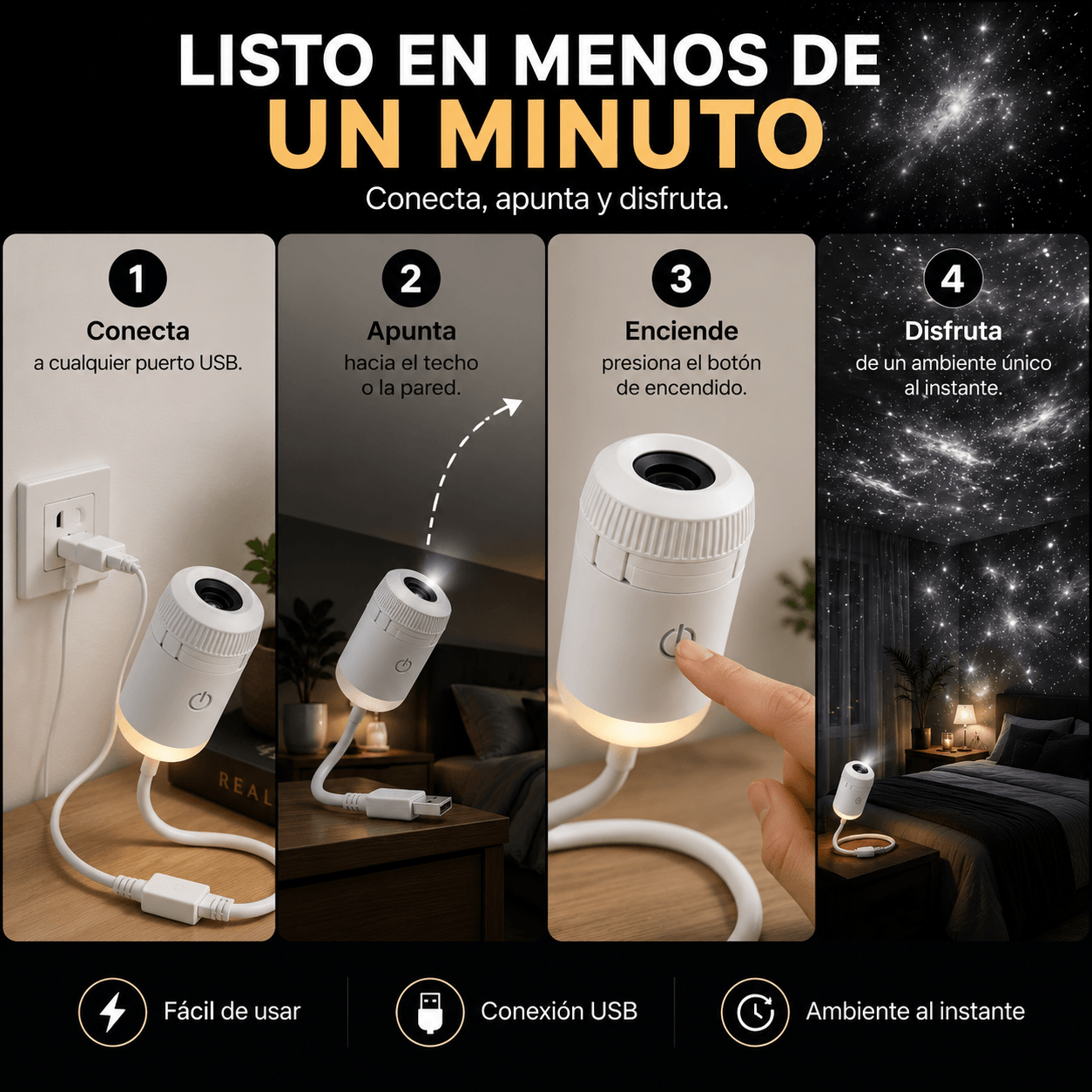 AstroNova™ - Disfruta noches más acogedoras y mágicas