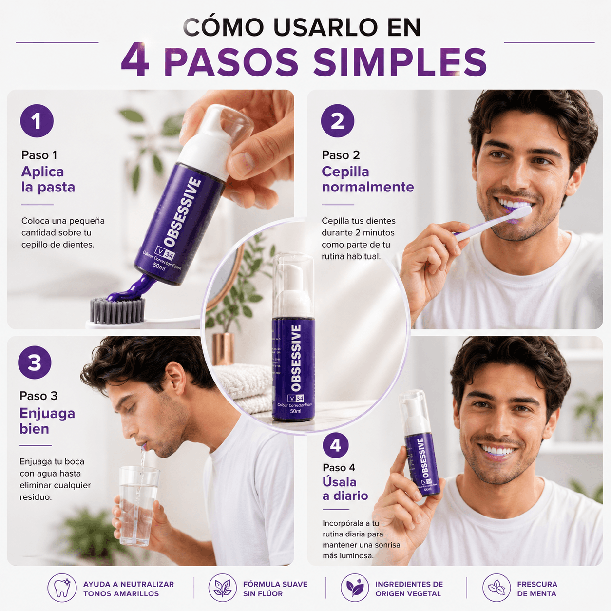 PurpleDent (50 ml) - Neutraliza Tonos Amarillos